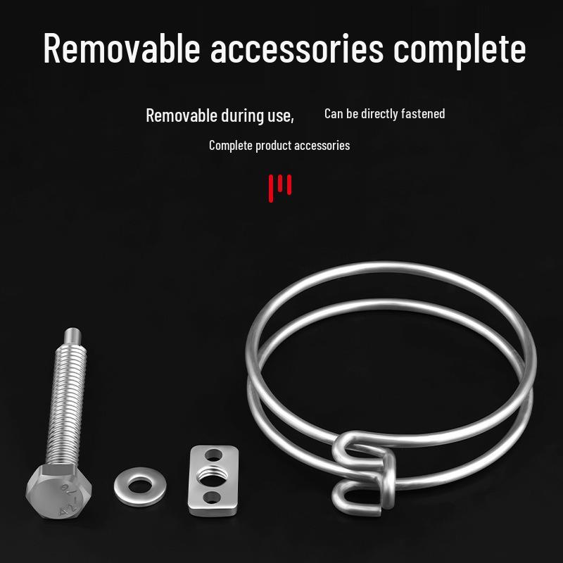 Stainless Steel Double Wire Hose and Pipe Clamp for Gas and Water Retention