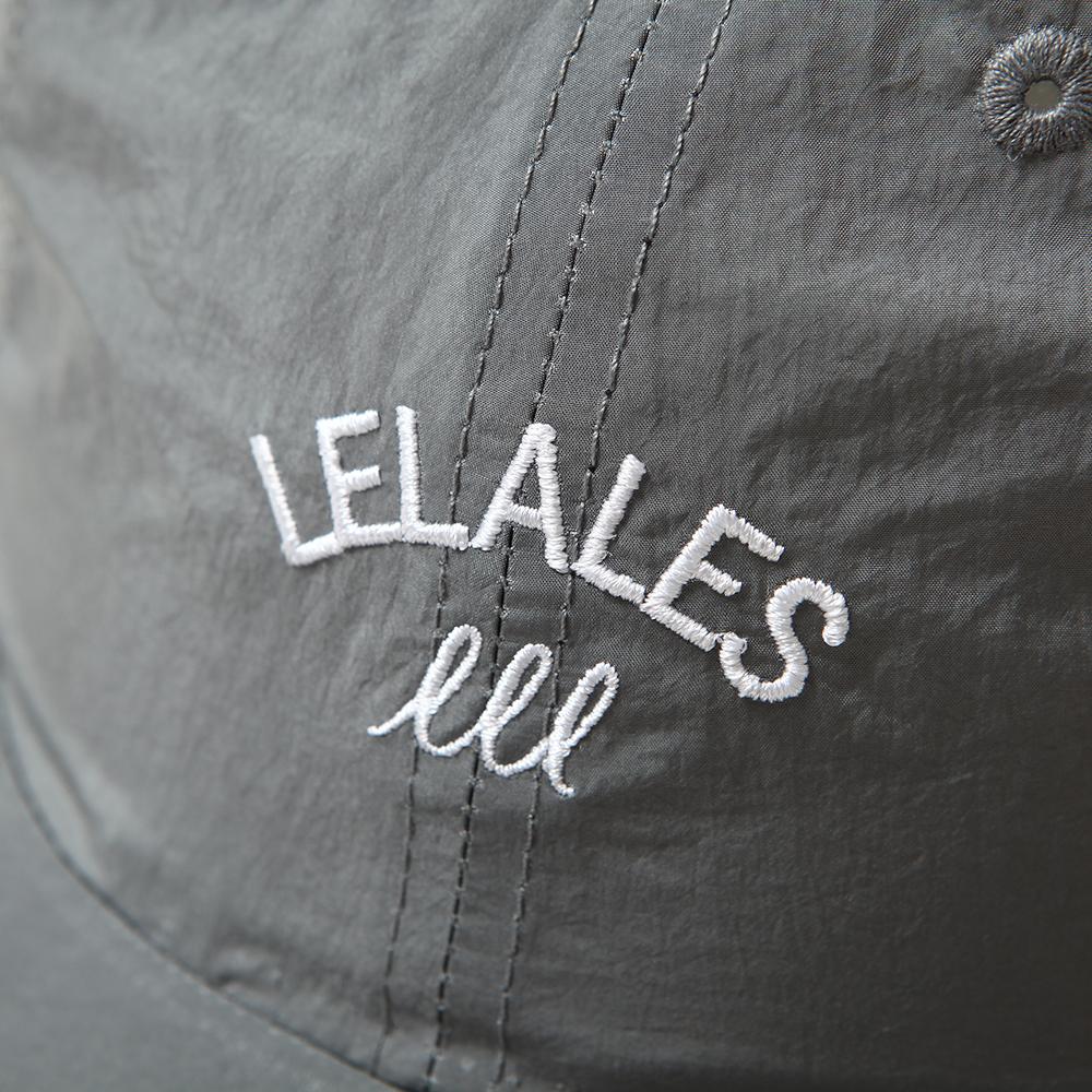 Leulale Nylon 6-Panel Ball Cap - Grey