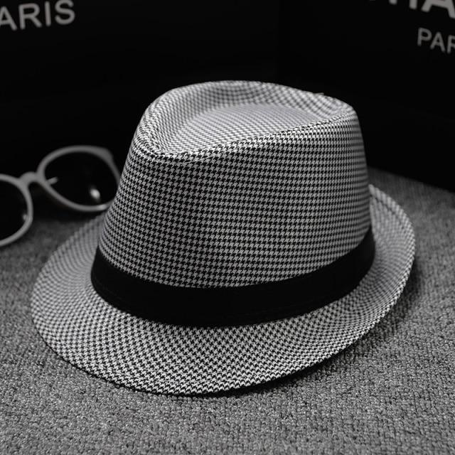Chapeaux d'été multicolores en option, chapeau de paille solide pour femmes, Fedoras de plage décontractés, chapeaux de soleil Panama, casquettes de Jazz, chapeau de Style britannique