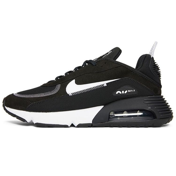 Nike Air Max 2090 Retro Fabric Durable Lightweight Non-Slip Low-Top Air Cushion Running Shoes Men sneaker Black DV3124-003