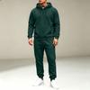 Men's Pullover Hoodie Sweatshirt Athletic Track Suit Set for Sports, Workout and Casual Wear