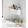 Yamazaki Magnetic Bathroom Corner Toy Rack, Approx. 33 X 18.5 X 10 Cm, Mist, 4598