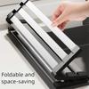 Foldable Sink Drain Rack Heat Resistant Detachable Sink Storage Rack Collapsible Space Saving Stainless Steel Drain Rack