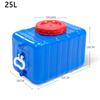 Tanque de Armazenamento de Água Portátil de Grande Capacidade 50L/75L Recipiente para Bebidas Tanque de Armazenamento de Água para Camping para Trailer Viagem de Emergência Horizontal