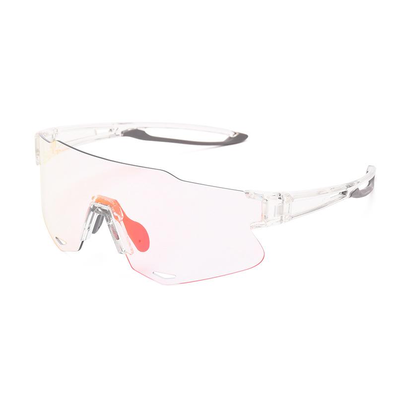 Cross Border Spot Cycling Glasses Color Changing TR90 Goggles PC Korean Version Popular