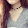 Goth Black Velvet Choker Necklaces Gothic Style Rope Women Neck Decoration Chocker Jewelry On Girl Neck Accessories
