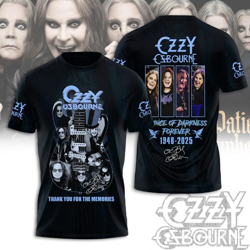 Hot Rock Ozzy Band 3d Printing T-shirt Men Women Fashion Hip Hop Short Sleeve Sports O-Neck Tops Tees For Men Clothes