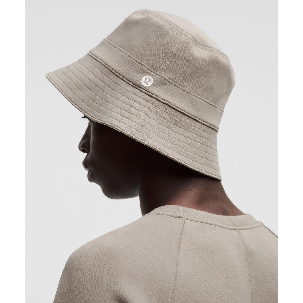 Lululemon Reversible Bucket Hat Light Ivory Warm Ash Grey