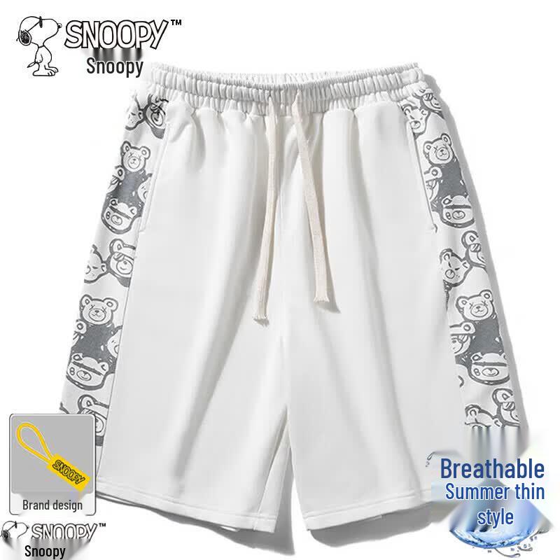 Snoopy Men s Lightweight Summer Shorts 4XL