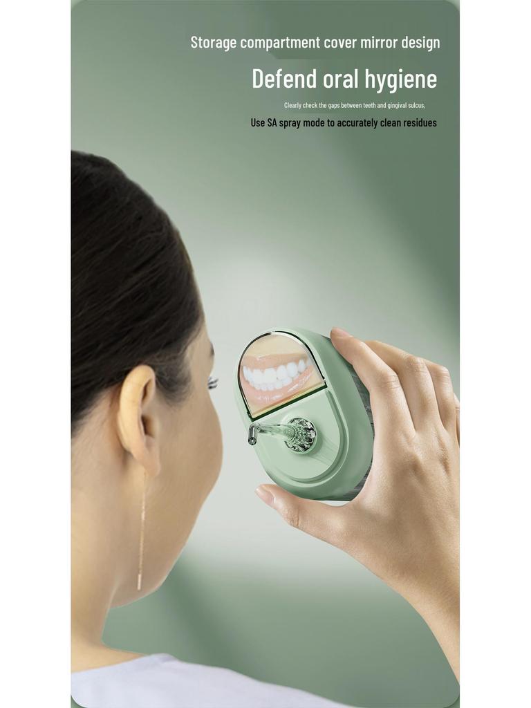 Cross-Border Portable Electric Water Flosser & Tongue Cleaner for Orthodontics