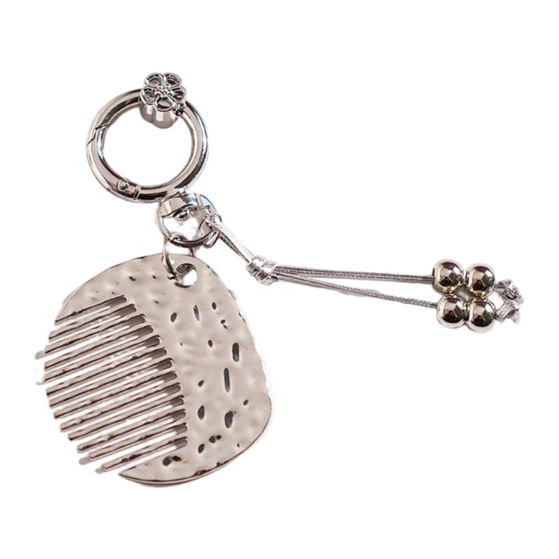 Innovative Frizz Proof Comb Keychain Ergonomic Design For Easy Hair Styling On The Go And Stylish Carry Item