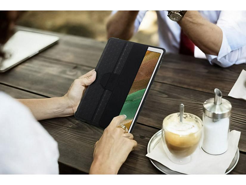 Leather Tri-Fold Stand Case with Pen Slot for Samsung Galaxy Tab A7 Lite 2021