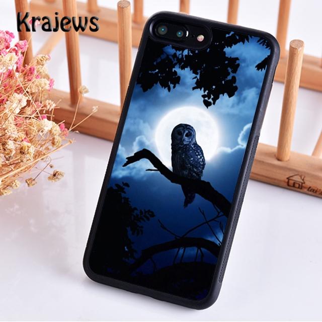 Krajews Bird Owl Nature Predator Phone Case Cover For iPhone 17 Air 16 15 14 Plus 11 12 13 Pro Max Plus Coque Fundas