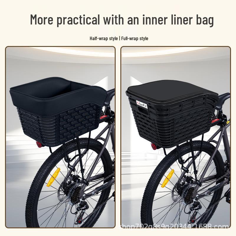 Merida Rear Rack Basket for Mountain Bike Storage