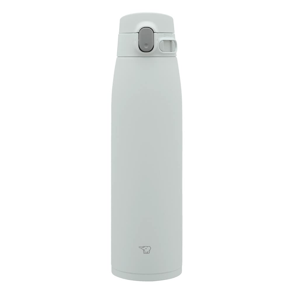 

Zojirushi Thermos Water Bottle, Seamless Cap, Large Capacity 950ml, One-Touch Closure, Stainless Steel Mug, Matte Gray, Lid and Gasket Integrated,