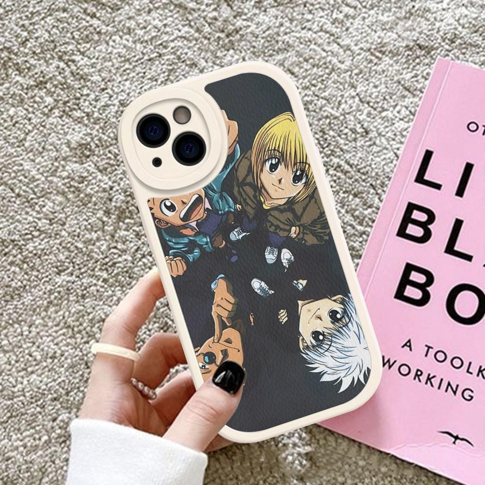 Hunter X Hunter Anime Handyhülle Hartleder Für IPhone 16 15 14 13 12 Mini 11 14 Pro Max Xs X Xr 7 8 Plus Fundas