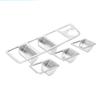 4Pcs Right Hand Drive Window Lift   Panel Decoration Cover Replacement Fit for Harrier Venza XU80 2020 2021