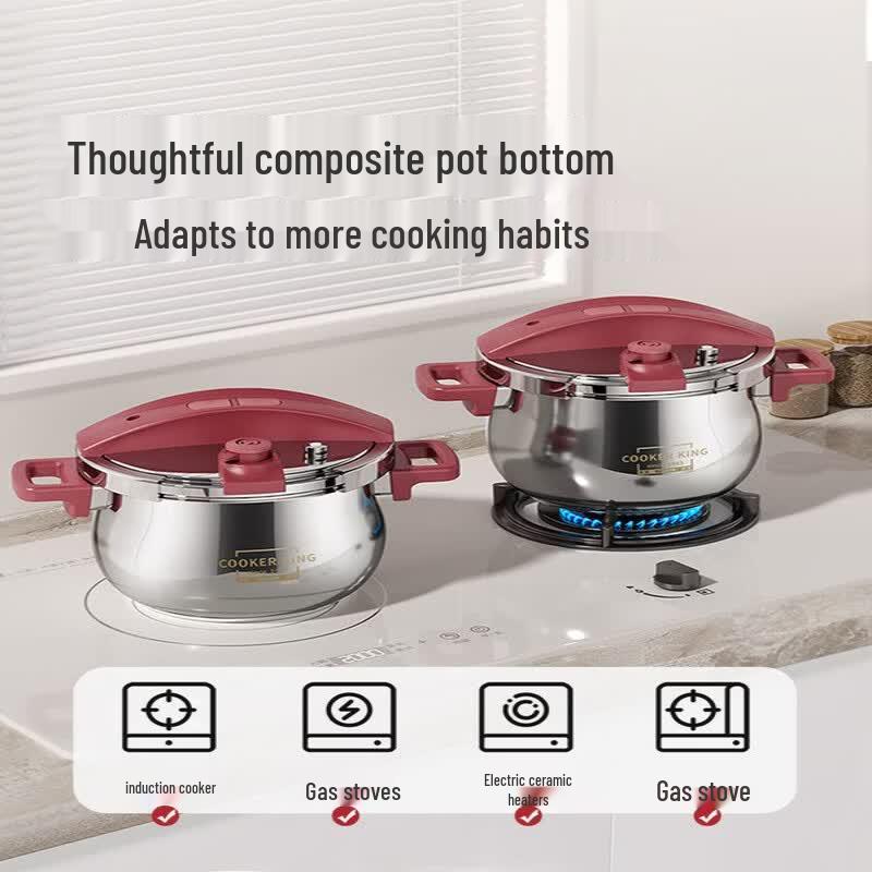 COOKER KING Linglong Stainless Steel Pressure Cooker