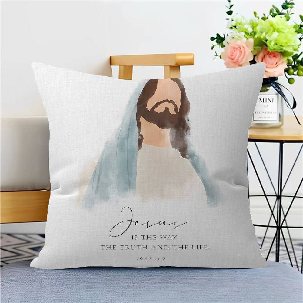 Jesus I Saw That pillow cover sofa cushion cover home room decoration children gift
