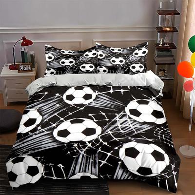 Soccer-themed Design. Bedding Duvet Cover Sets Duvet Covers Pillowcases Gifts (1 * Duvet Cover 2 * Pillowcases, Without Duvet Insert)