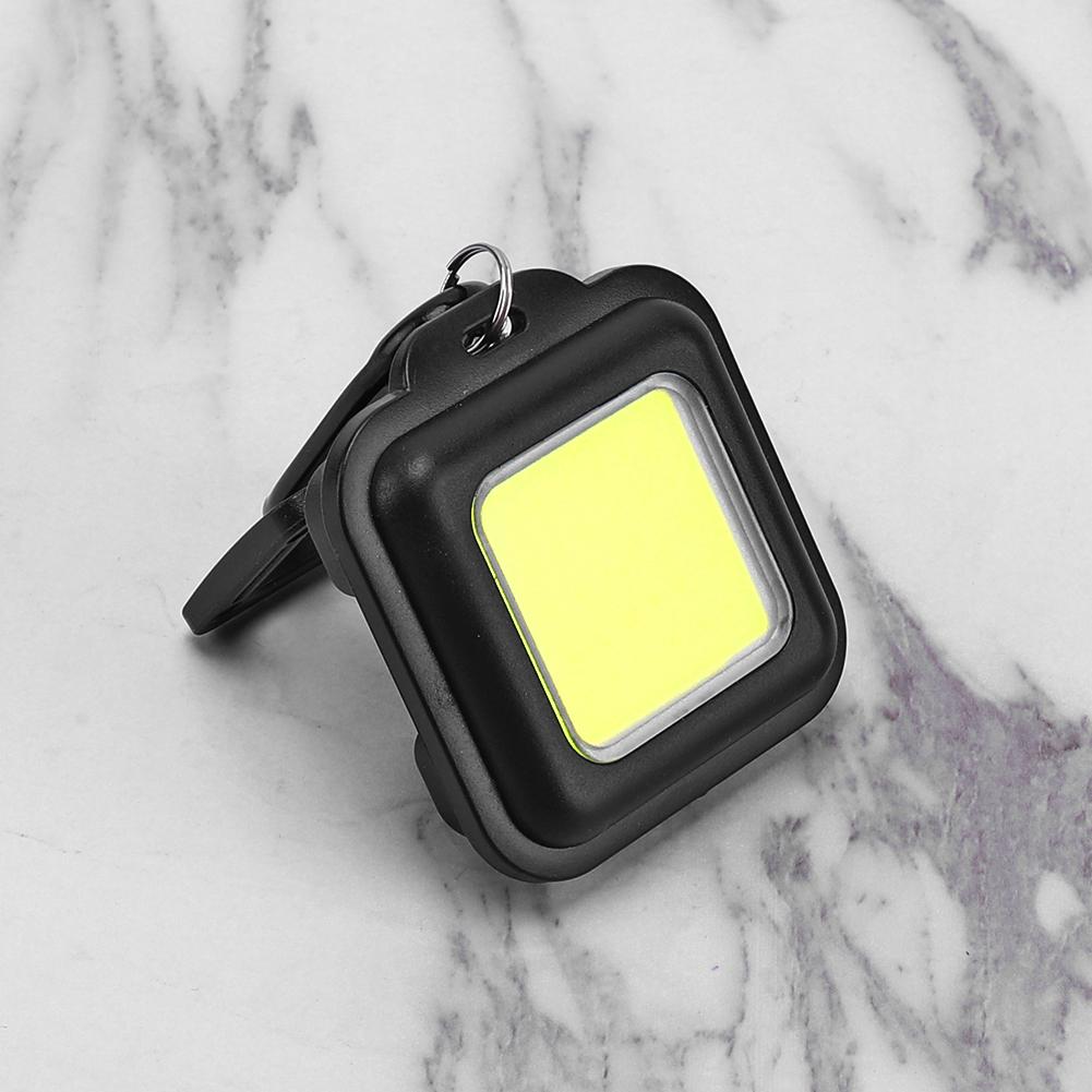 500LM Mini Flashlight Torch USB Charging Keychain Flashlight Small Pocket Flashlight 3 Light Mode for Outdoor Fishing Emergency