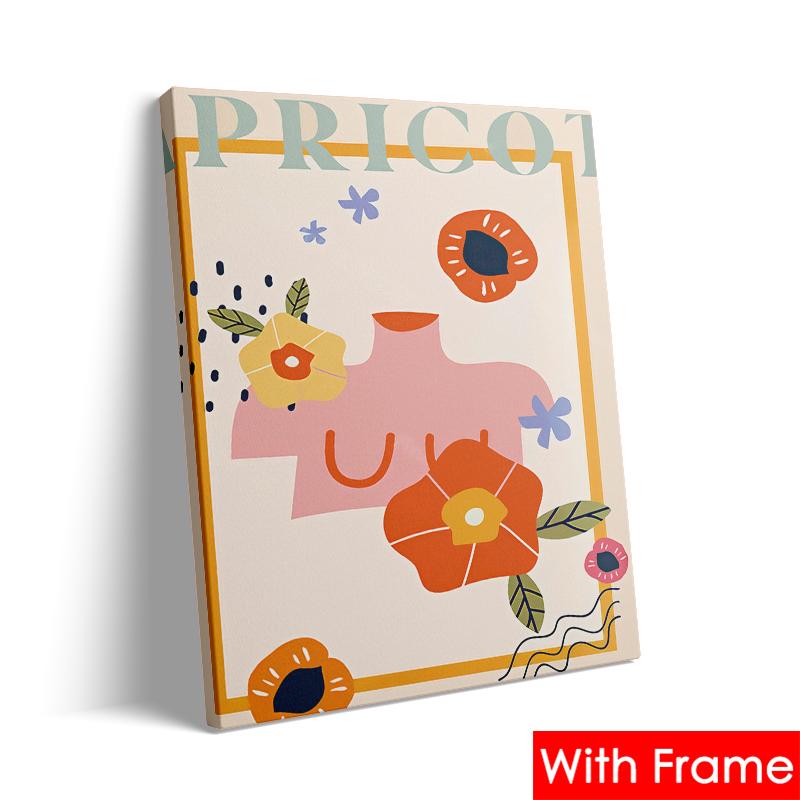 Abstract Picasso Matisse Yayoi Kusama Wall Art Canvas Painting with Frame Nordic Aesthetics Posters and Prints Living Room Decor