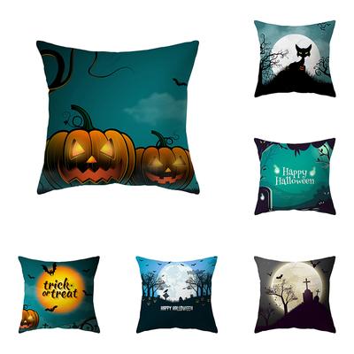 Poszewka na poduszkę z motywem dyni Halloween Poduszka na sofę Prezent świąteczny Dekoracja na imprezę Wystrój domu