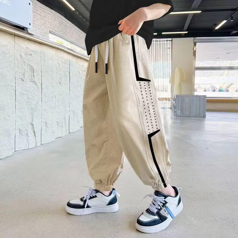 

Спортивные штаны Мальчики Хипстерские Леггинсы Свободные Сто Осень Рабочая одежда Спортивные штаны Застежка Повседневные брюки Мальчики 170 хаки