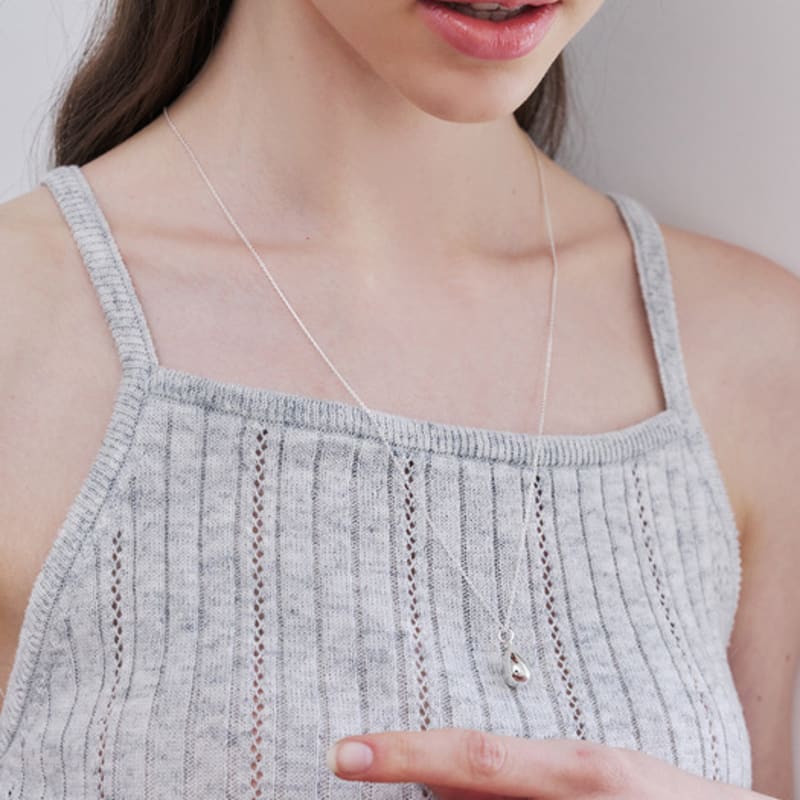 ENGBROX water drop long necklace