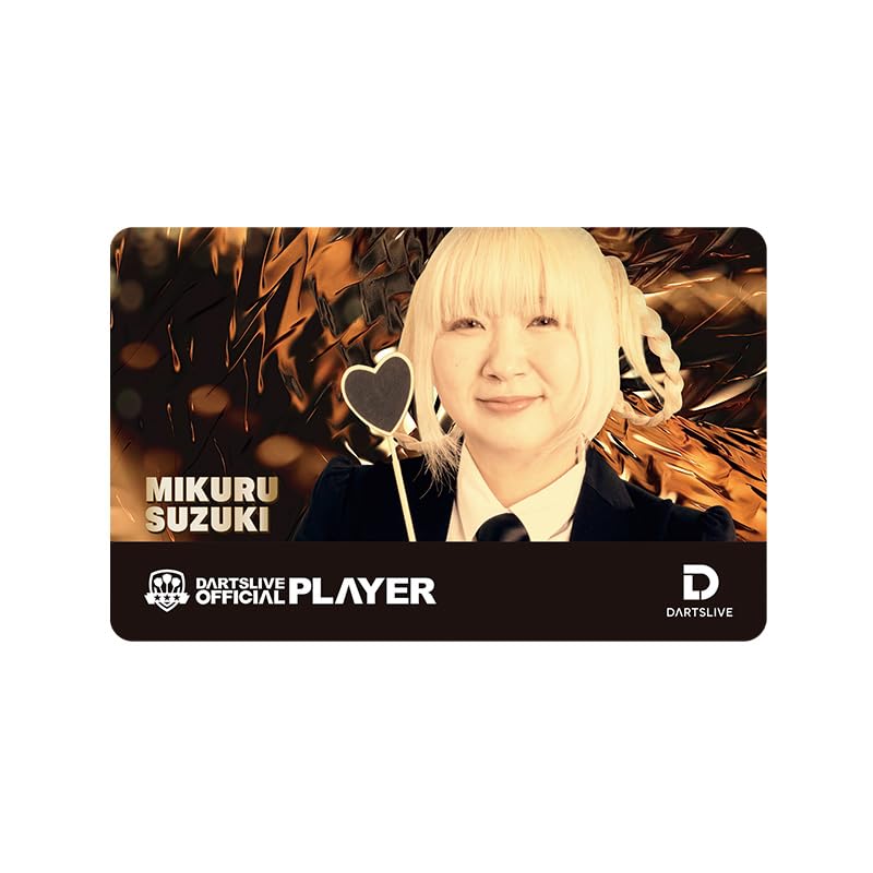 DARTSLIVE PLAYER GOODS 3rd Suzuki Mirai with DARTSLIVE 2 Award Movie Edition