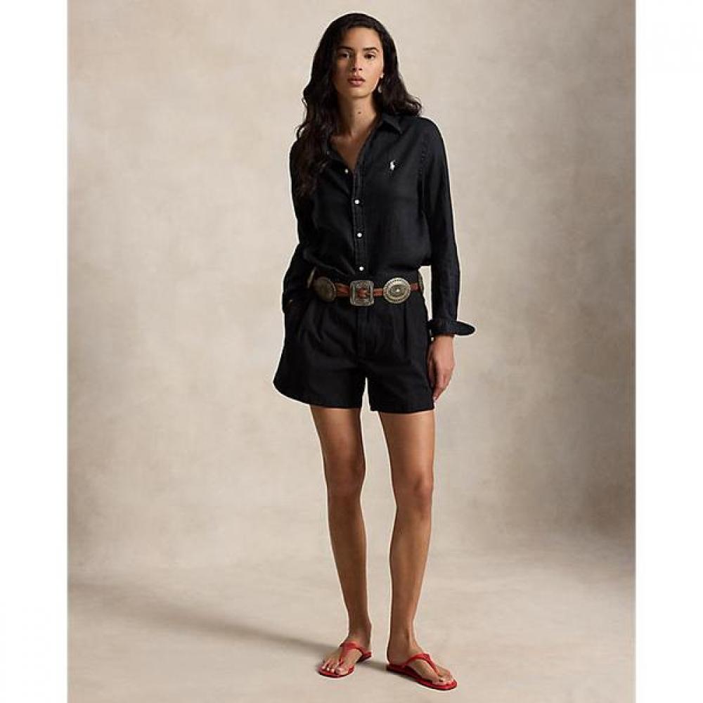 Polo Ralph Lauren Women S Pleated Cotton Short wmpoShondl20114001 2