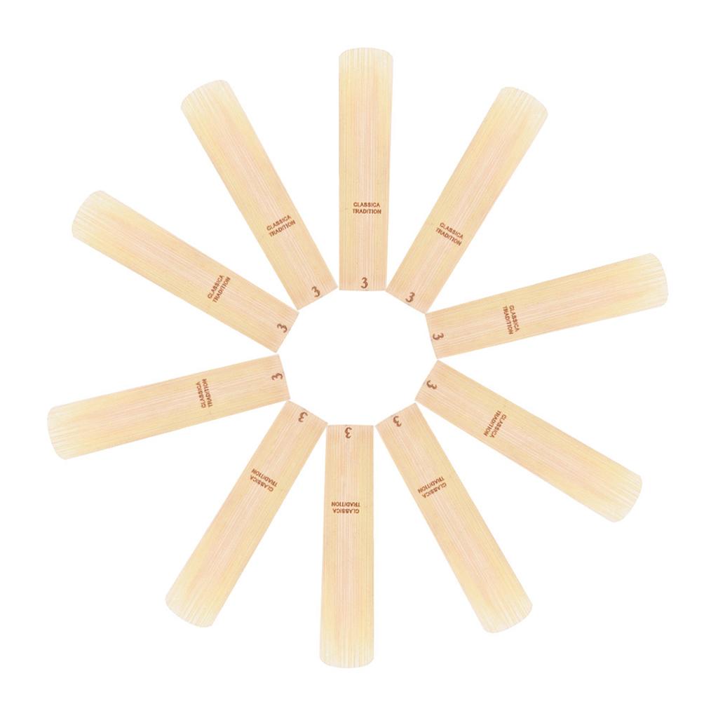 Normal Level G Alto Saxophone Sax Reeds Strength 3.0 for Beginners, 10pcs  Box