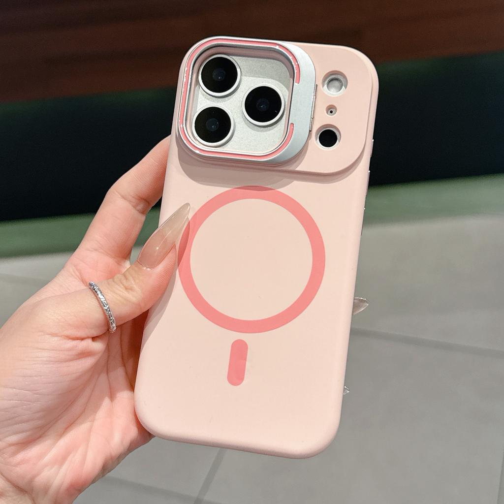 Applicable to iPhone17Pro mobile phone case Y1 lens holder Apple 16 liquid silicone magnetic anti-drop protective case