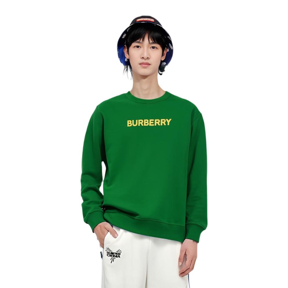Burberry Logo Print Cotton Sweater 80553111