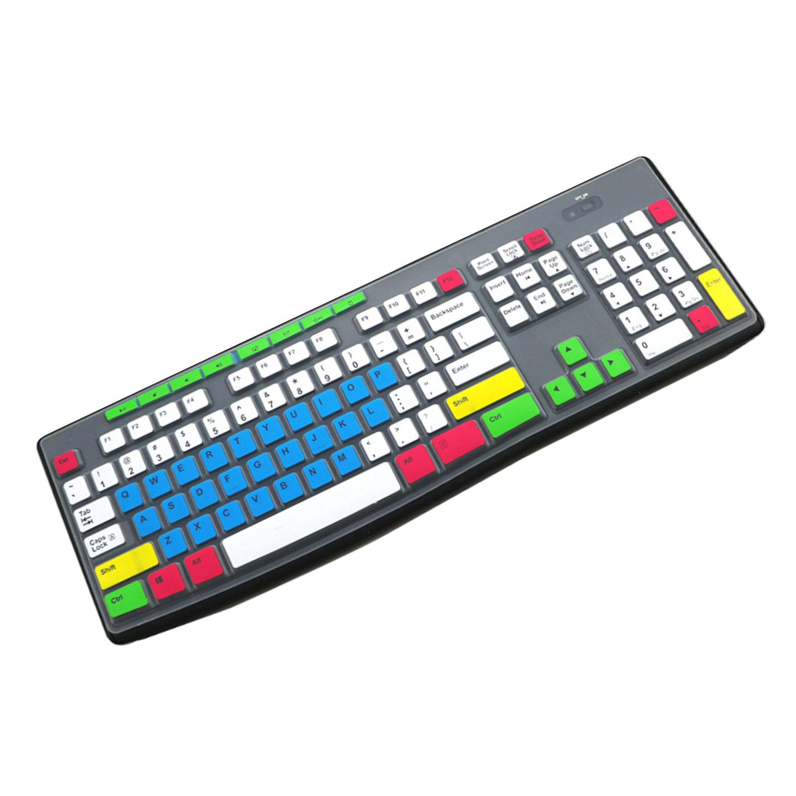 

Силиконовая накладка на клавиатуру для моделей Logitech K260 K270 MK295 MK275. Защита от пролитой жидкости для офиса, дома, школы. 4