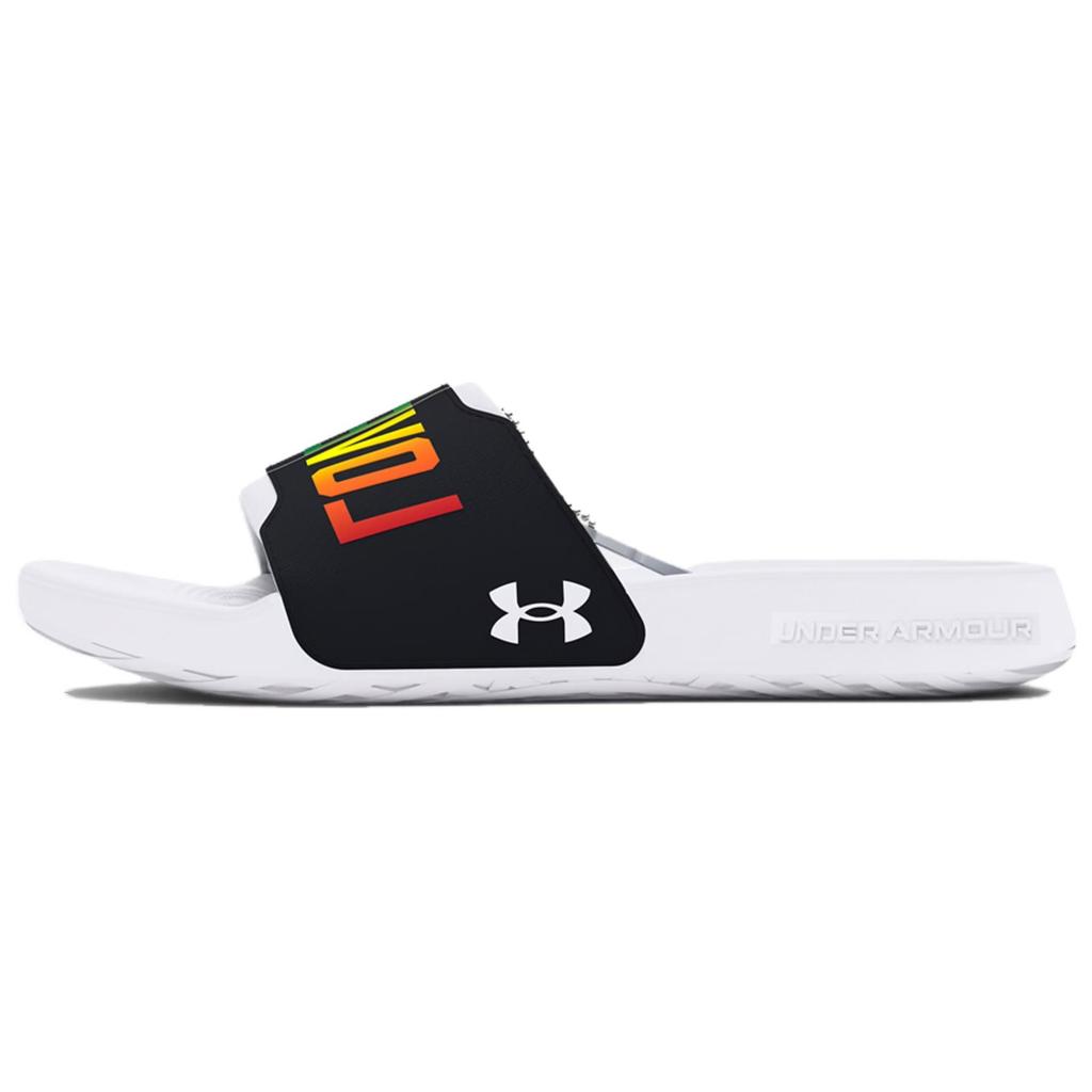 Under Armour Ignite Select Slide Pride Unisex Sneakers Black White 3027254-001