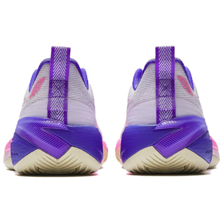 Anta Lichte Cavalerie 10 Lichtgewicht Mesh Ademende Outdoor Basketbalschoenen Heren sneakers Mistig-Paars 112621603-5
