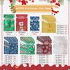 Senteria Christmas Gift Bags-42Pcs Drawstring Gift Bags Xmas Christmas Bags with Drawstring for Wrapping Christmas Gifts Presents with Ribbon Ties