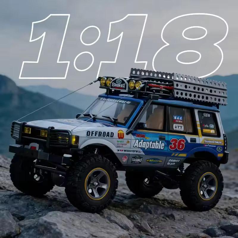 Nuevo 1:18 Lr1801 Coche de Control Remoto Rc Profesional, Coche de Escalada Todoterreno Tracción a las Cuatro Ruedas Doble Velocidad Modelo de Coche de Juguete Regalo para Niño