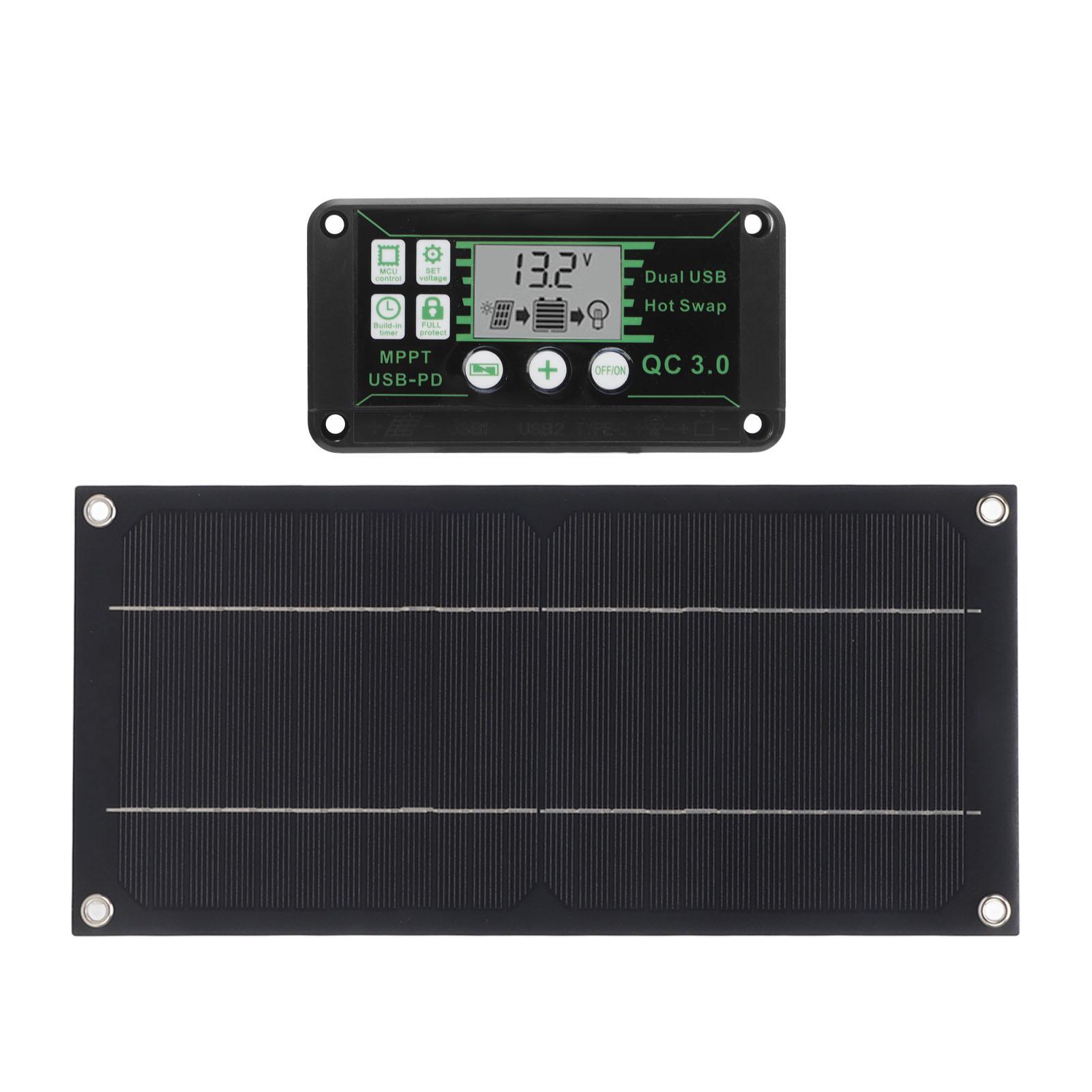 

Solar Panel Monocrystalline Silicon For Car RV Airplane Outdoor Farming Planting 600W 18V