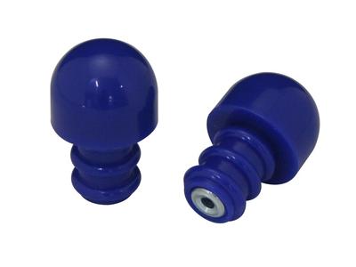 POSH 200942 Weight Nylon Bar End for Aluminum Handles, Blue
