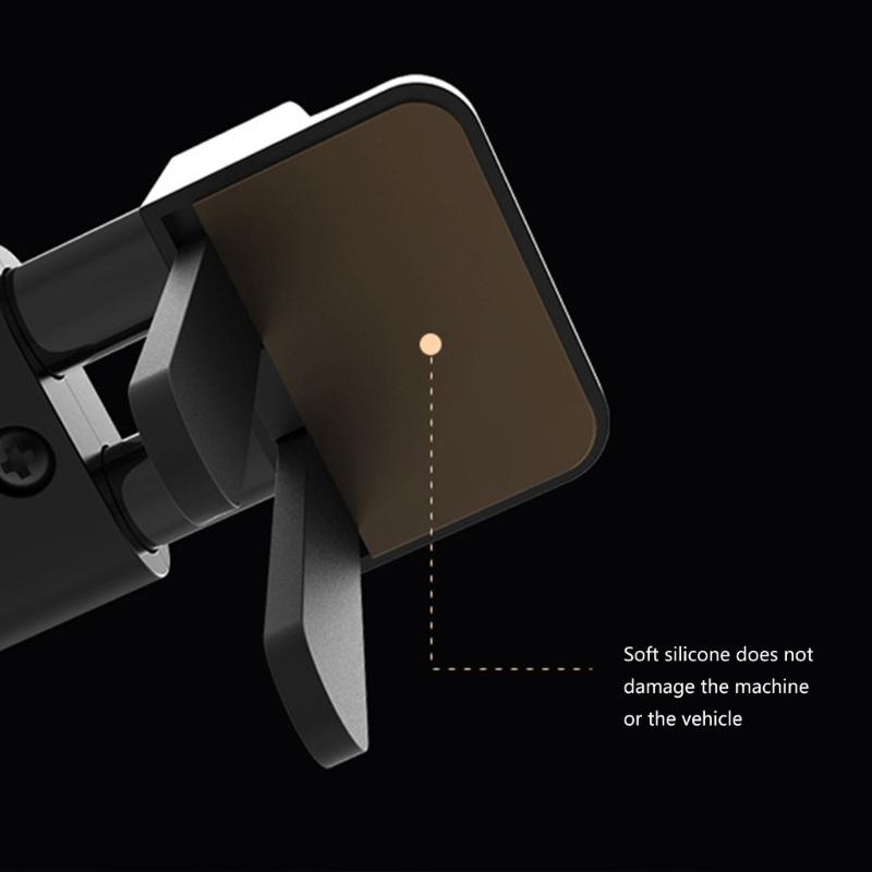 Vent Phone Holder with Antislip Grip 360 Degree Adjustable Rotating Clip Easy Installation for Circular Car Outlets 17MM