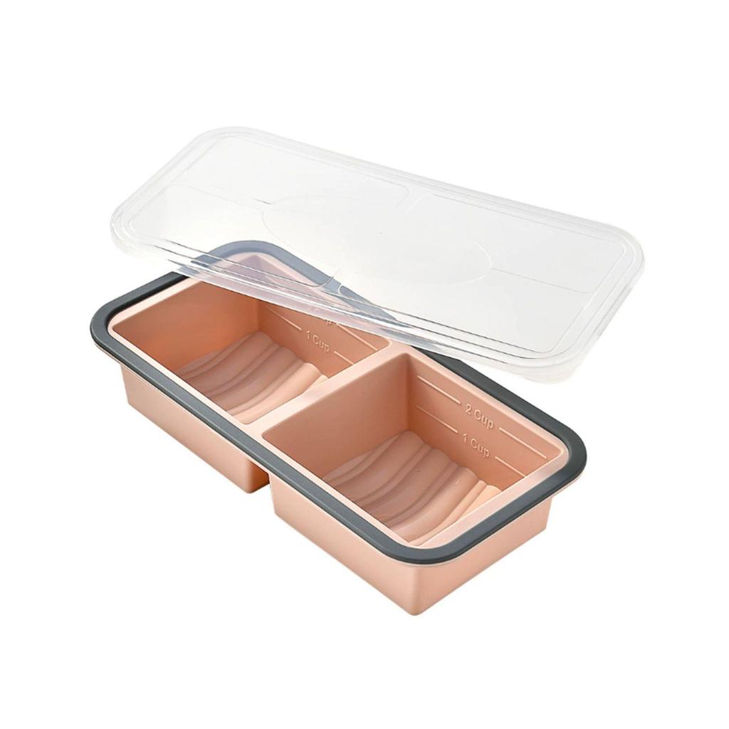Silicone Food Storage Box - Airtight, Microwave Safe, Fridge & Kitchen Use