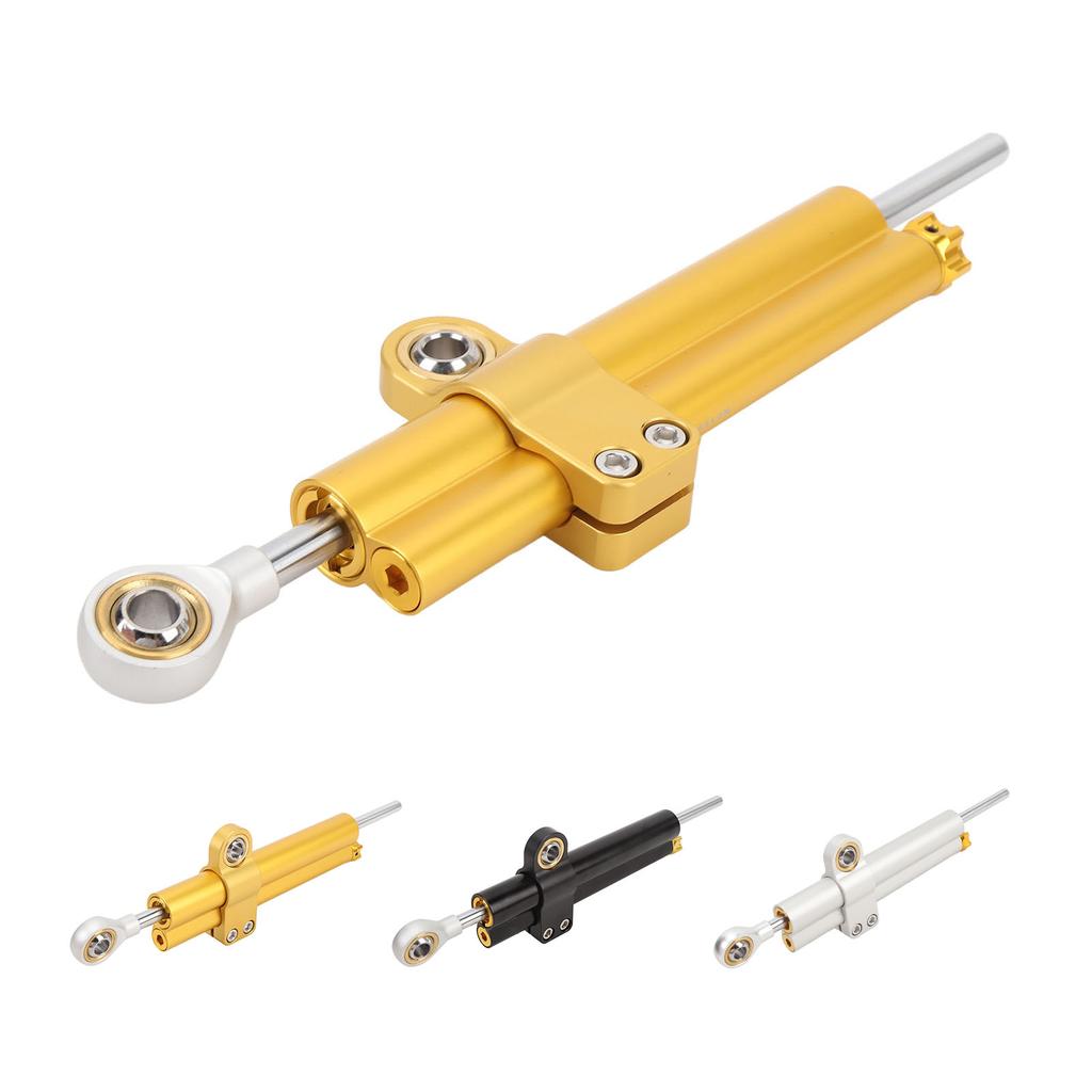 Motorcycle Steering Damper Stabilizer Adjustable Enhances Stability Increases Safety Universal Fit f