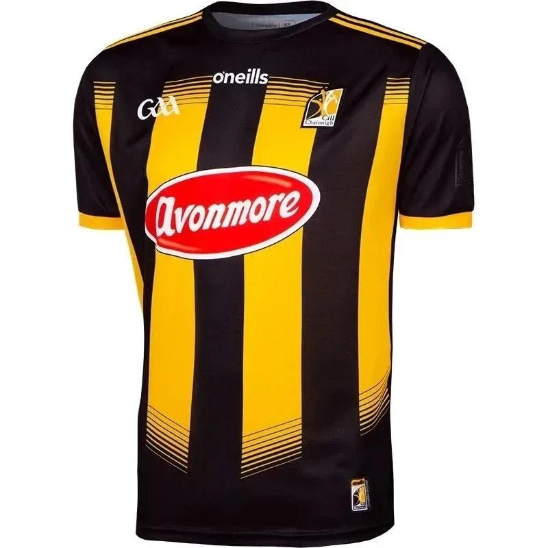 

GAA Kilkenny Antrim New York Donegal Longford Rugby Jerseys Training Comfortable Breathable Competition Jerseys 5XL чорний