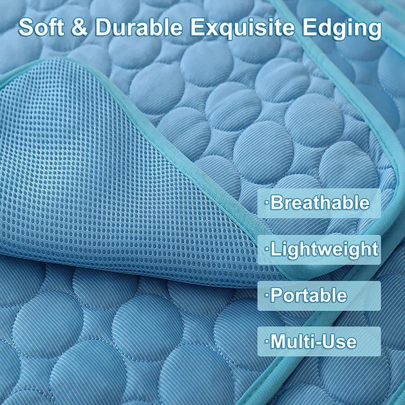 Pet Ice Mat Kennel Dog Mat Pet Ice Silk Mat Cat Cooling Mat Washable Dog Cooling Mat Cooling Mat Blanket