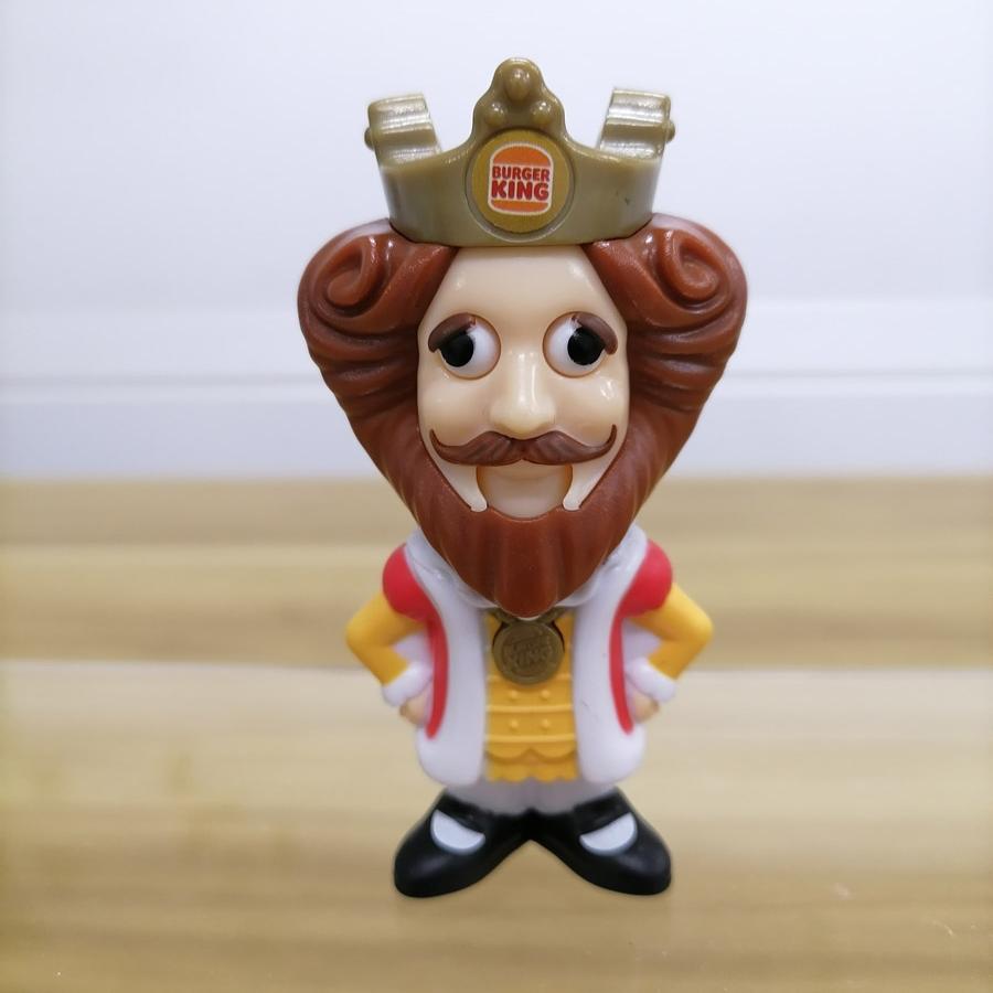 Original Burger King Jungen Mädchen Geschenke Kleine Figur Mund Augen Bewegliches Modell Spielzeug Kinder Spielhaus Puppen