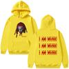 Rapper Playboi Carti Head Graphic Hoodie 2026 Opium I AM MUSIC Logo Sweatshirt Men's Women Hip Hop Oversized Hoodies Streetwear