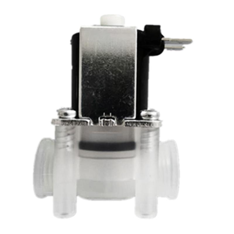 

Upgrade Plastic Water Electric Solenoid for Valve Normally Open N/O Pressure Water Inlet Flow Switch 1/4 Thread Compact 1