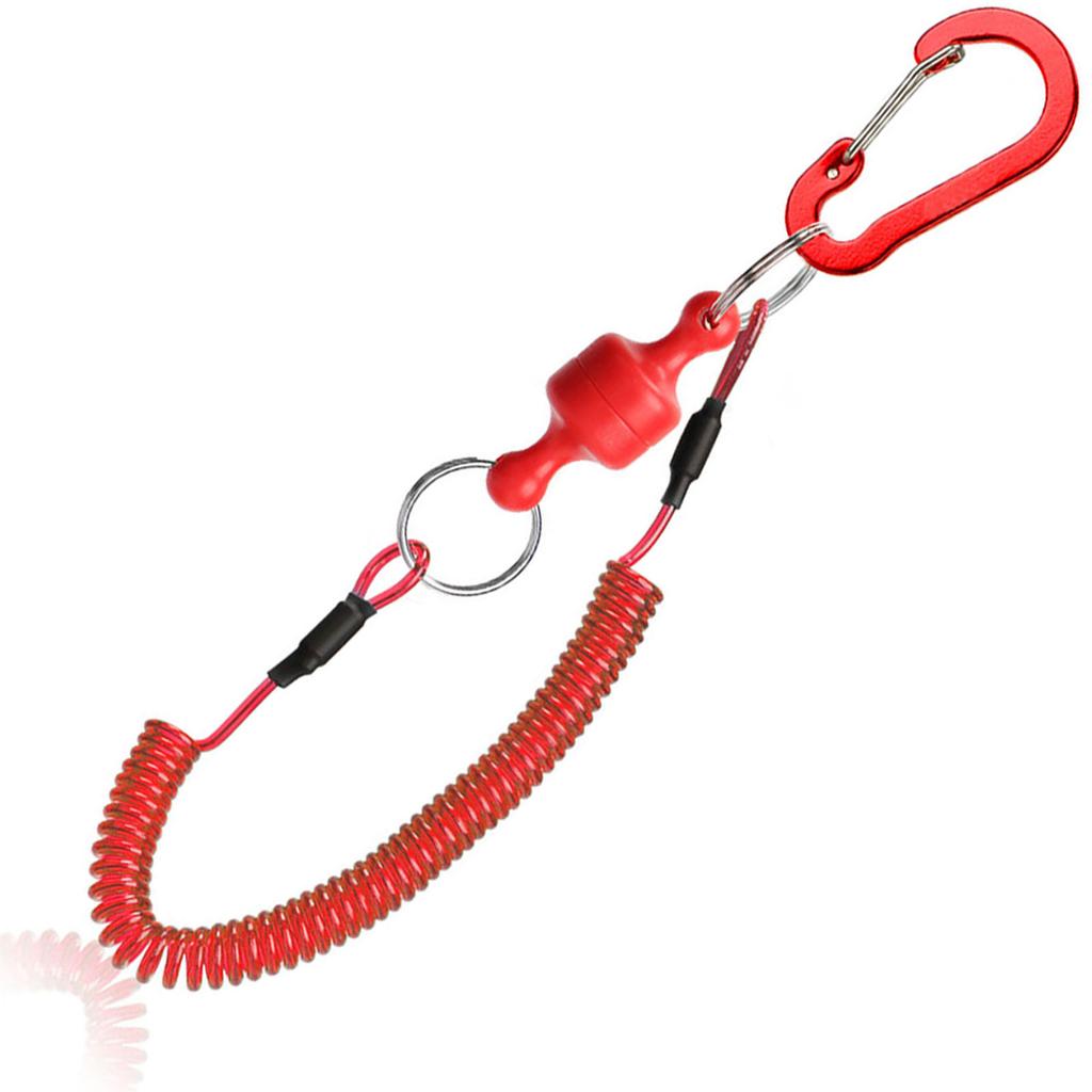 Outdoor-Angeln 1,5m Sicherheitsseil Magnetischer Release-Clip Netzhalter Schnellverschluss Starker Magnetischer Tragbarer Schnallenverschluss